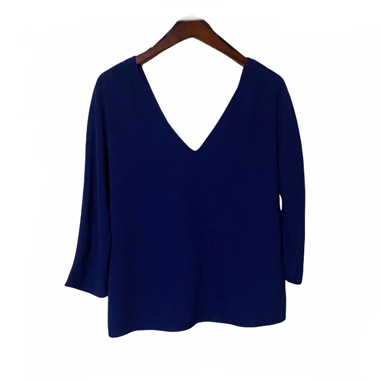 Zara Basic Vneck Blouse